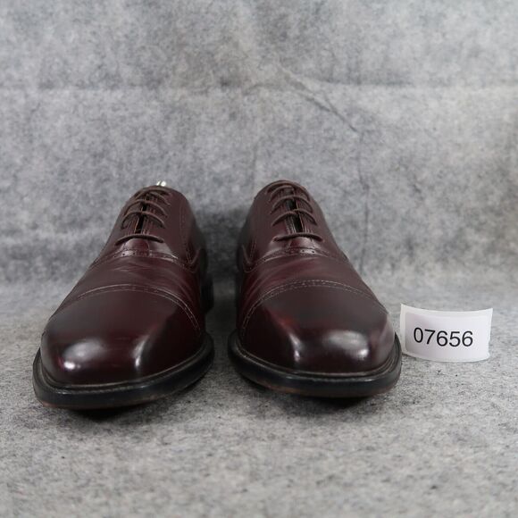 Rockport Shoes Men 8.5 Oxford Cap Toe Leather Dress Formal Classic Comfort Brown - Picture 4 of 16